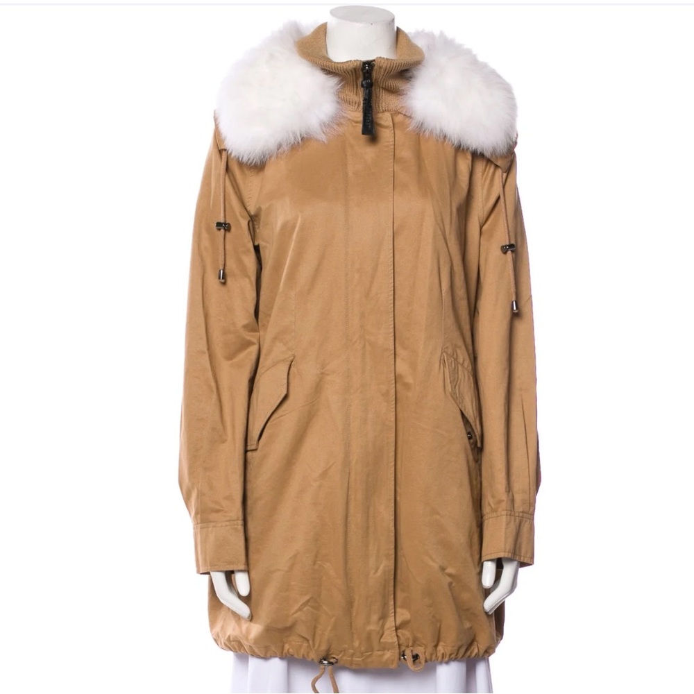 DEREK LAM fox fur parka